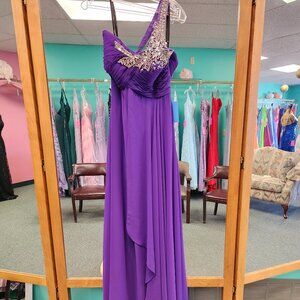 Impressions Disney 35639 Size 2 Purple Prom/Formal Dress